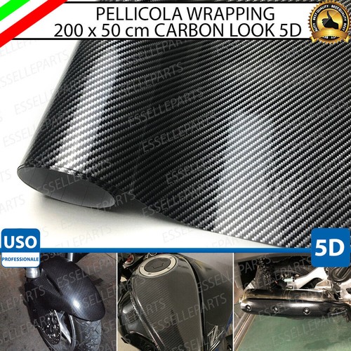 Pellicola wrapping carbon - carbon, look
